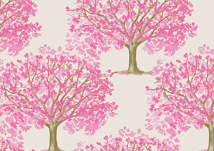 Classic Woodland, Pink Blossom - Twist&Fit Roman Blind - Image 7